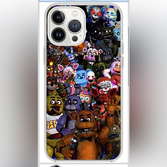 NWT Compatible iPhone 13 Pro Max Case Phone Clear Cover Five Nights at Freddy’s - Picture 3 of 7